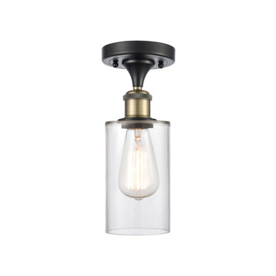 Glessite Glass Semi Flush Mount