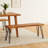 Tisch Solid Wood Bench