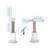 Shark TurboBlade Fan — Ultra-customizable bladeless tower fan, Dove