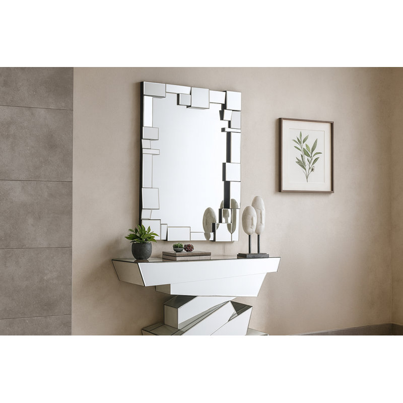 Reshawn Glass Rectangle Mirror
