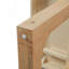 Table de salle à manger extensible 60 "à 78", table de cuisine en bois de ferme avec rallonge amovible, grande table extensible pour 4 à 8 personnes, naturel-1651410866
