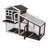Delaris Weather Resistant Rabbit Small Animal Hutch-461184804