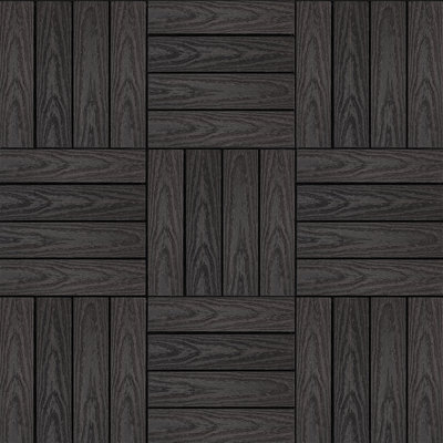 UltraShield Naturale 12'' L x 12'' W Composite Interlocking Deck Tile