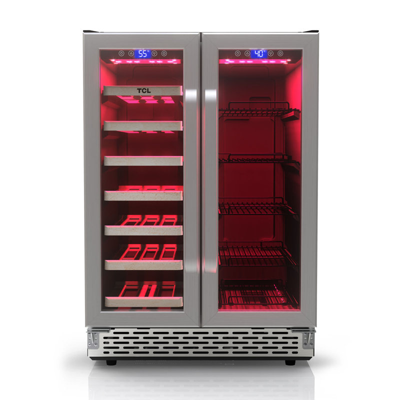 TCL 24 In. Beverage & Wine Cooler with Dual Zone