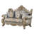 Bellara Traditional Loveseat champagne-gold finish