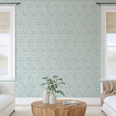 Floral Damask Peel and Stick Wallpaper