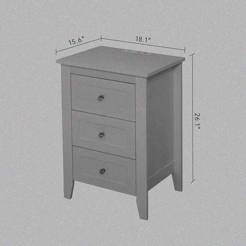 Nedelcu 18.11 " W Nightstand