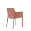 Paris Vegan Leather Upholstered Metal Side Chair-60170494