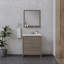 Ensemble de meuble-lavabo simple 30 po Feike-989047169