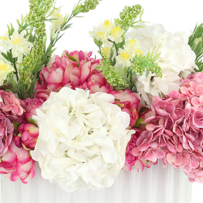 Vaughn Peony Faux Floral in Vase