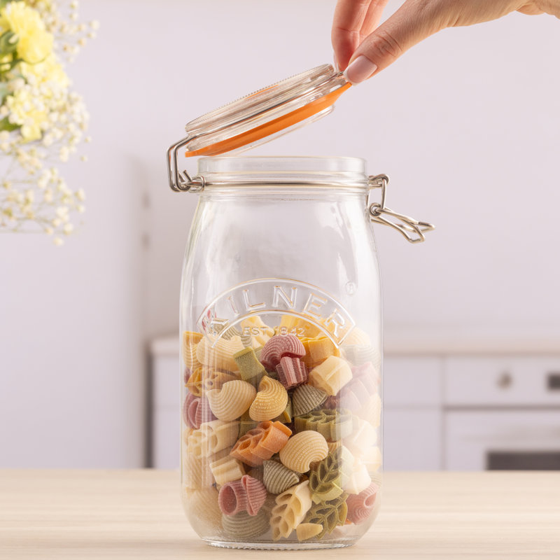 Kilner Clip Top Round Jars 1.5L (Set of 2)