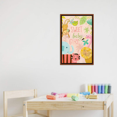 «Jungle Baby I» par Laura Watson - impression d'art graphique