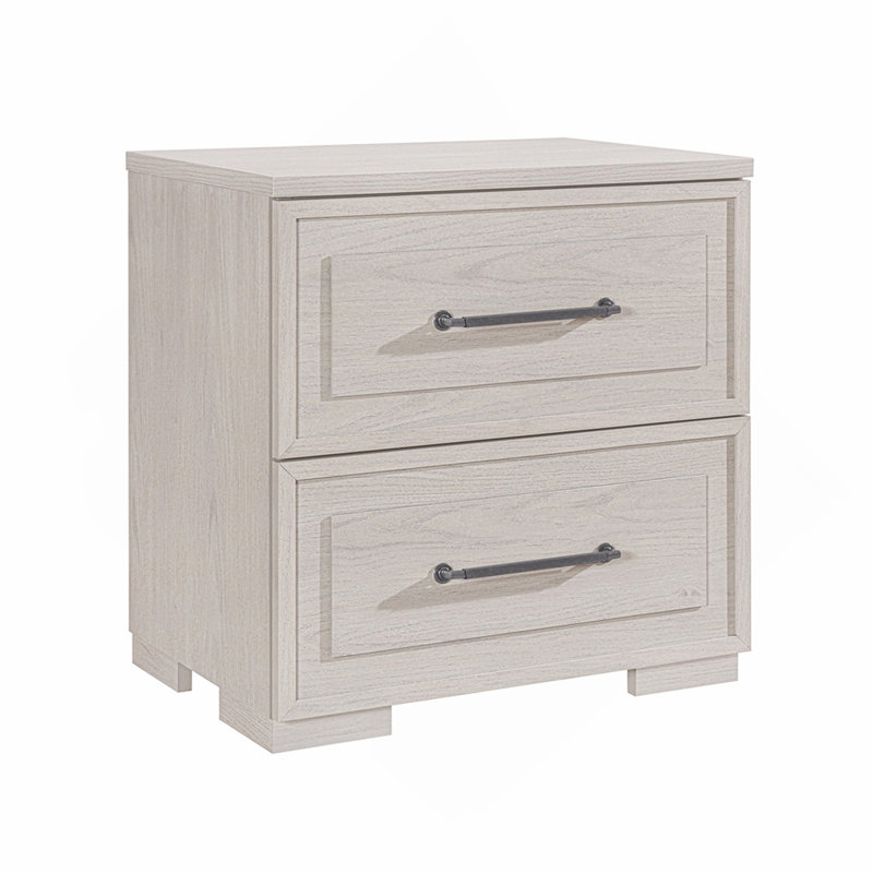 Table de chevet beige, H 27,01 po x l 25,98 po x P 17,99 po, Beige, Beige
