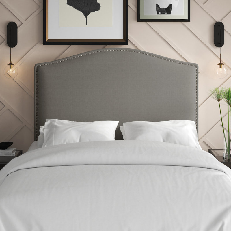 Snowhill Upholstered Headboard, Full/Queen, Ash