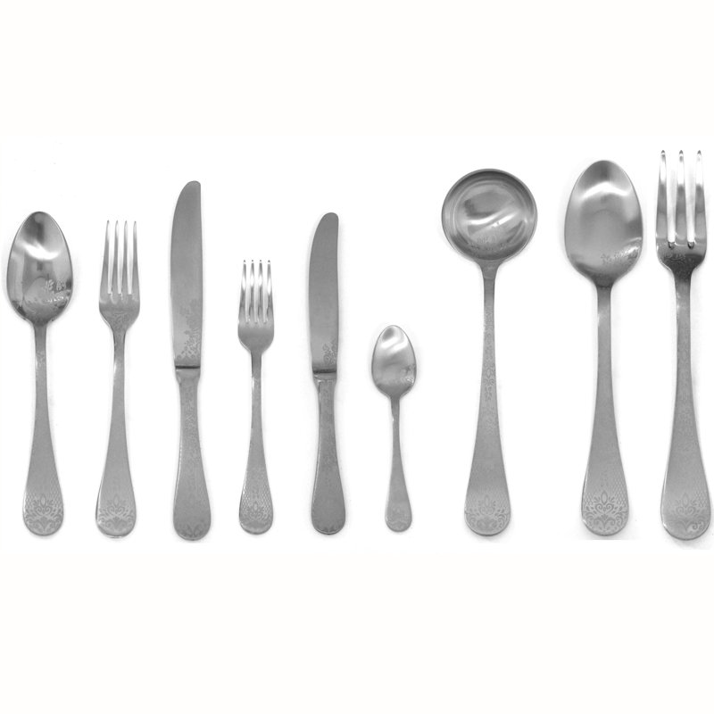 Diana 75 - Piece Stainless Steel Flatware Set - Service for 12, Ice