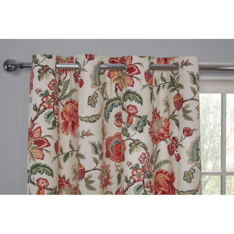Angelleigh Velvet Semi Sheer Curtain Pair, 229cm Width x 183cm Drop