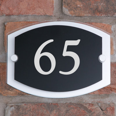 Sigfried 15cm H Plastic House Number