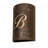 Personalized Steel Flush Mounted Sconce