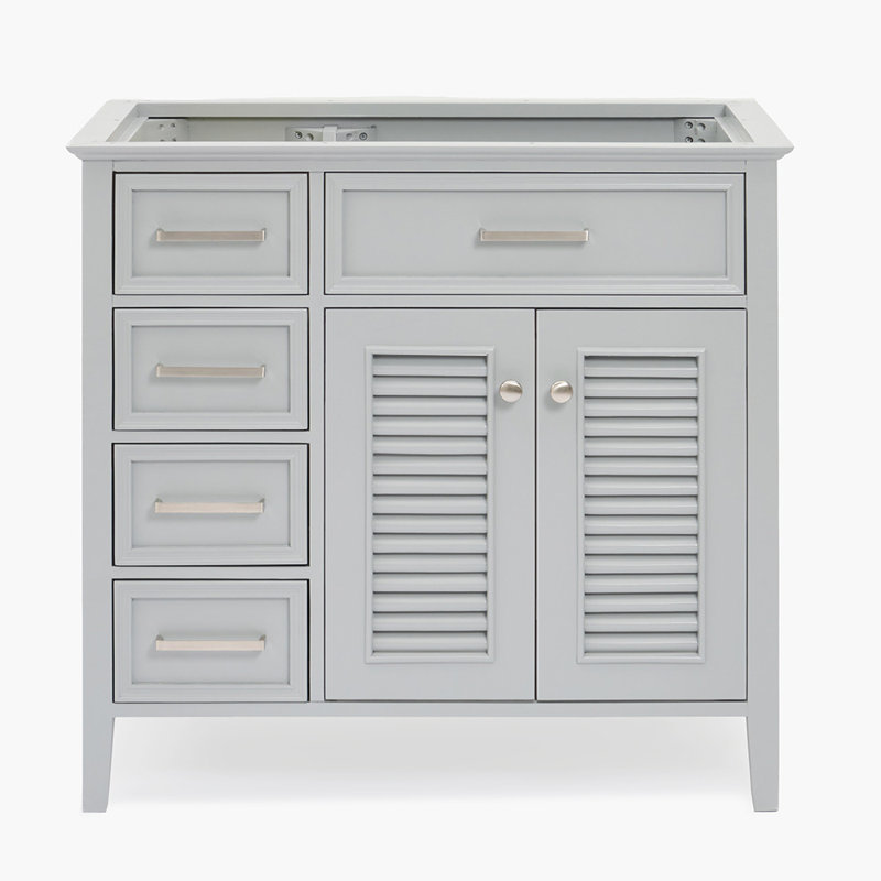 Base de meuble-lavabo simple 37 po Ferree, Gris