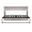 Lit escamotable horizontal simple, lit escamotable mural, armoire pliante