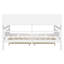 Lit de jour double, support en lattes de bois, avec tablette de chevet et deux tiroirs-249243091