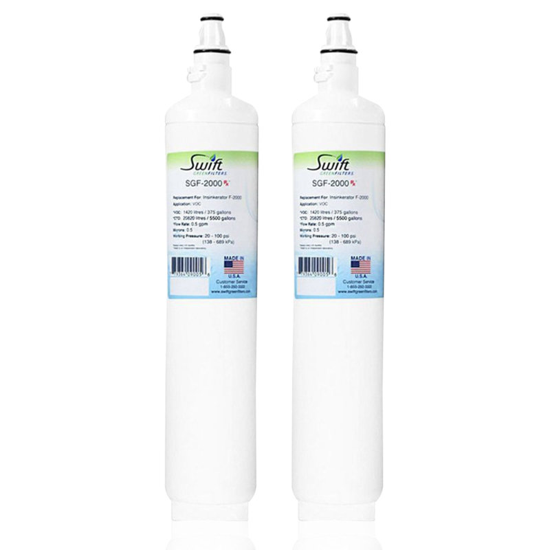 Filtre à eau commercial compatible F-2000 de Swift Green filtres pour le F-2000, fabriqué aux États-Unis - paquet de 2