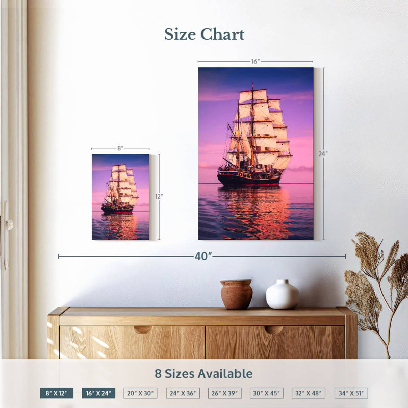 Mehar Panama Waters Ship, 12" H x 8" W