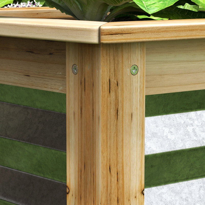 Ensemble de 2 jardinières surélevées Outsunny