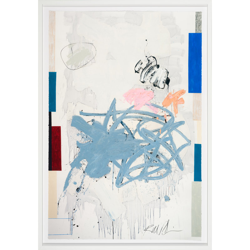 "In Entre" par Robert Robinson - Peinture encadrée sur papier