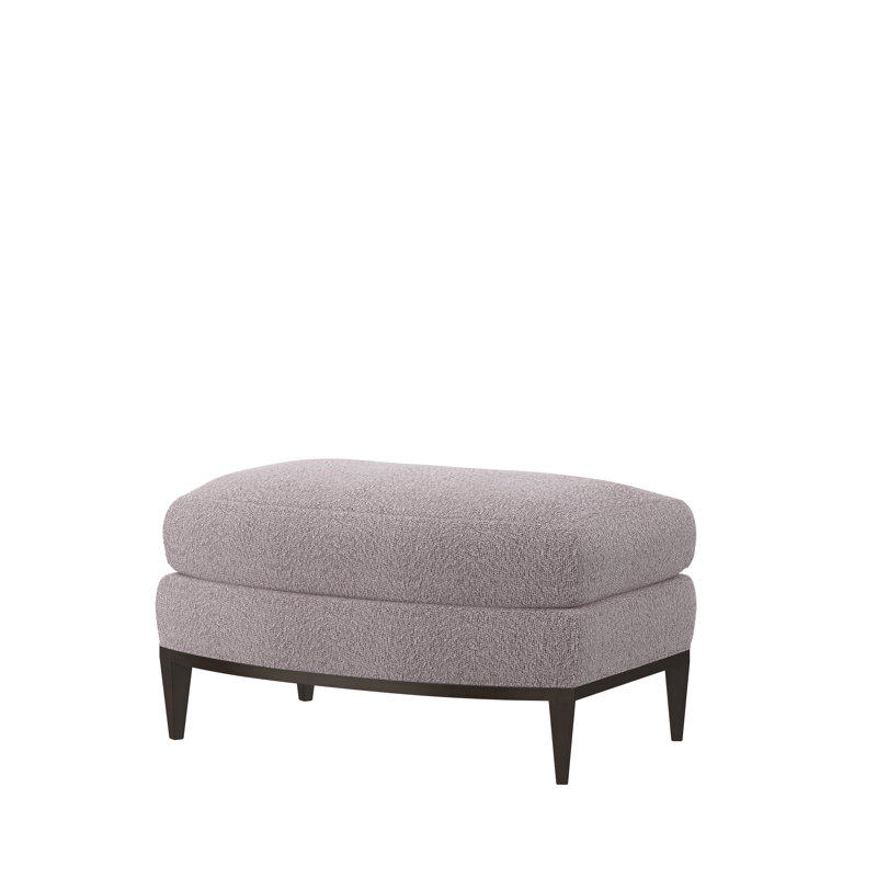 Riley Ottoman, Rise Smoke (Performance fabric) 1357-93, Espresso