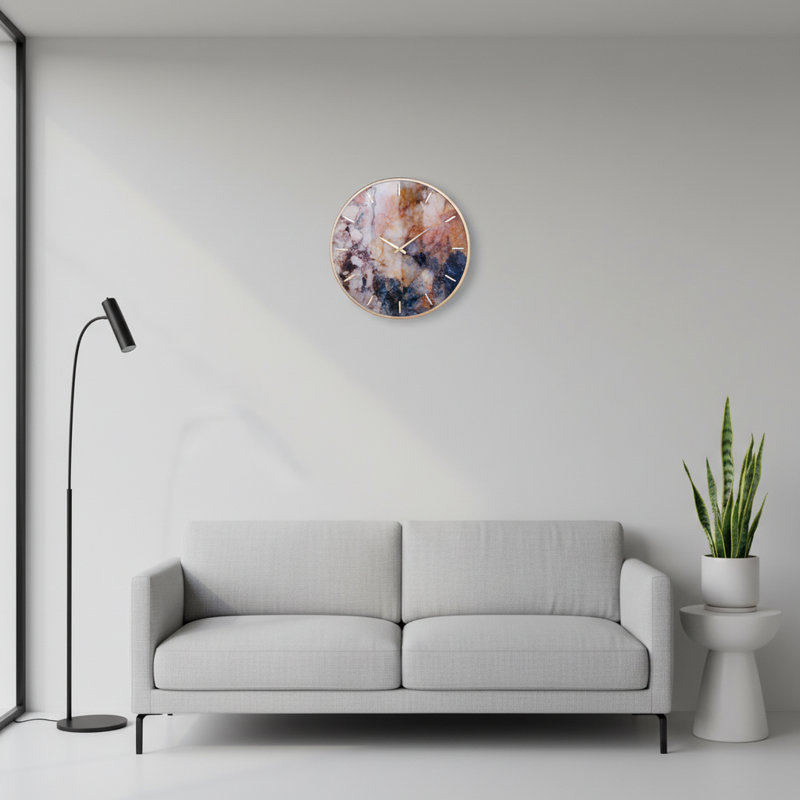 Horloge murale multicolore | Idée de cadeau