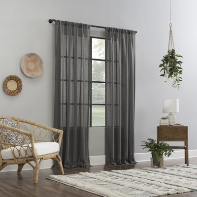 Sheer Single Curtain Panel