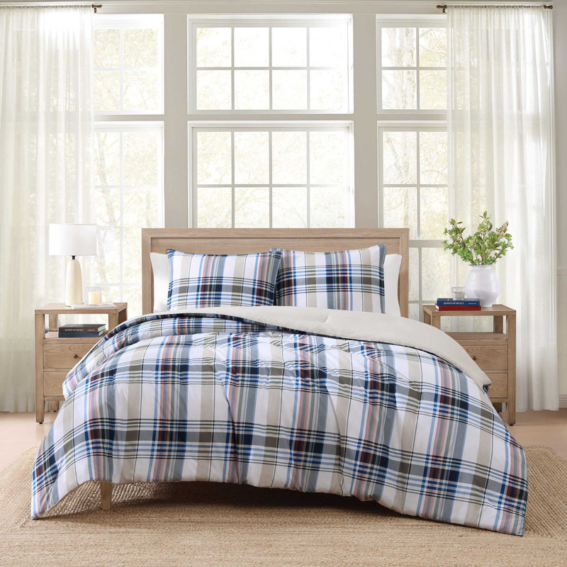 Ensemble d'édredon Tommy Hilfiger Waterbury, 2, Édredon simple + 1 taie décorative standard