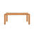 Helen Sold Teak 72” W x 36"D Rectangular Dining Table 