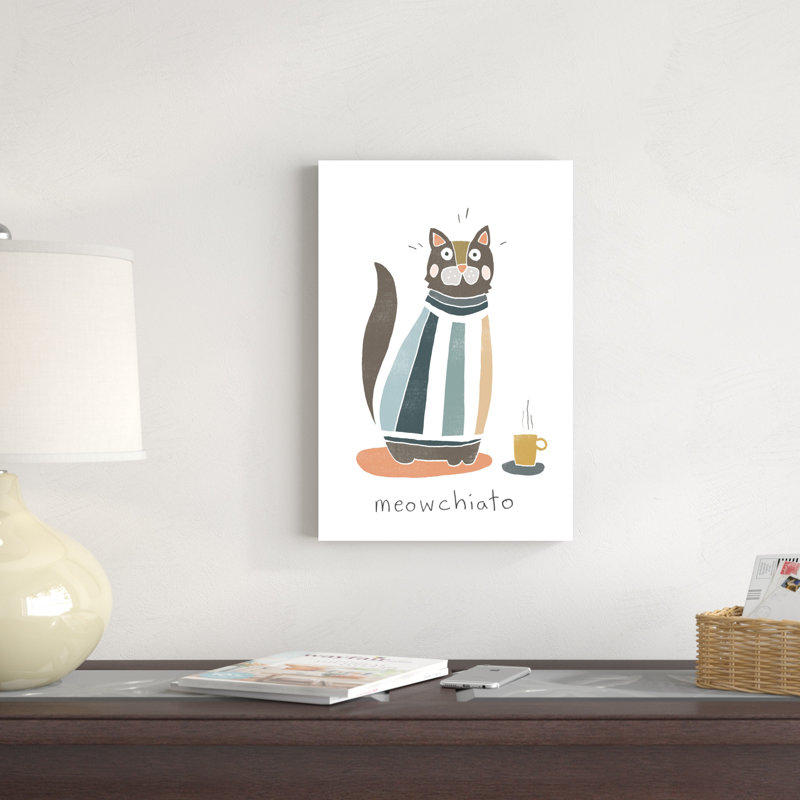 Coffee Cats I, H 18 po x l 12 po