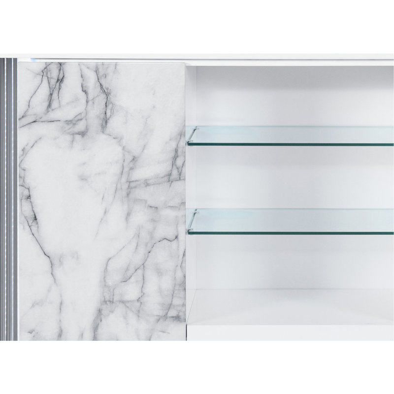 Buffet riche orné de marbre blanc lune, moderne élégant, bois massif +, 61,94 po de profondeur, 16,78 po de largeur, H 36,23 po de conception épurée avec garniture, profondeur, largeur, hauteur