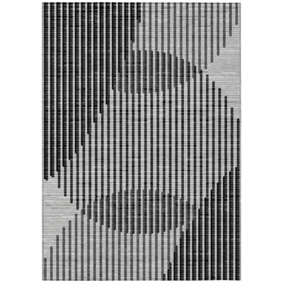 Elowen Gray Washable Indoor-Outdoor Rug - 