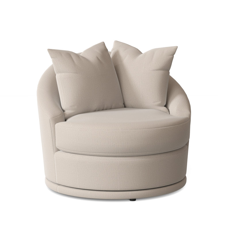 Fauteuil demi-tonneau pivotant 36,5 W Alanna, Nuage