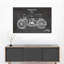 Motif rétro sur toile, brevet BW-1345943170