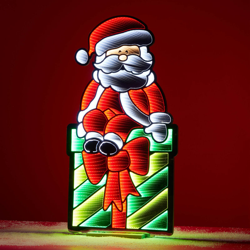 Père Noël sur l'emballage Ekkolight 47IN H