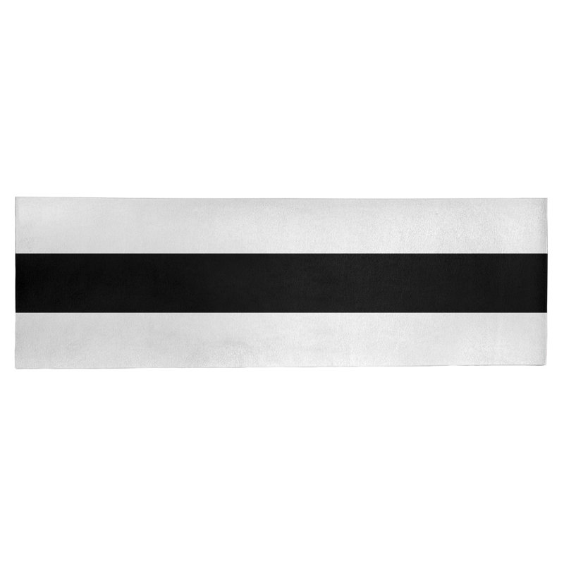 Tapis de fond en polyester à rayures de football las vegas, Tapis de couloir 2 pi 6 po x 8 pi