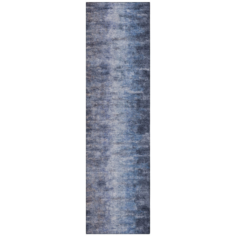 Machine Washable Indoor/Outdoor Hashlamoun ACN2318 Casual Rug, Runner 2'3" x 7'6"