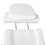 Lit de massage blanc avec repose-pieds Inbox Zero
