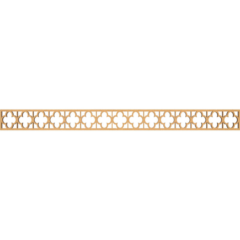 Moulure à panneau Woodall, H 4 po x l 46,375 po x P 0,375 po, Bois aggloméré brut