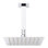 Tête de douche carrée moderne 8 "avec bras de plafond carré 4"
