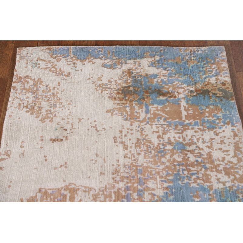 Handmade Abstract Indian Rug