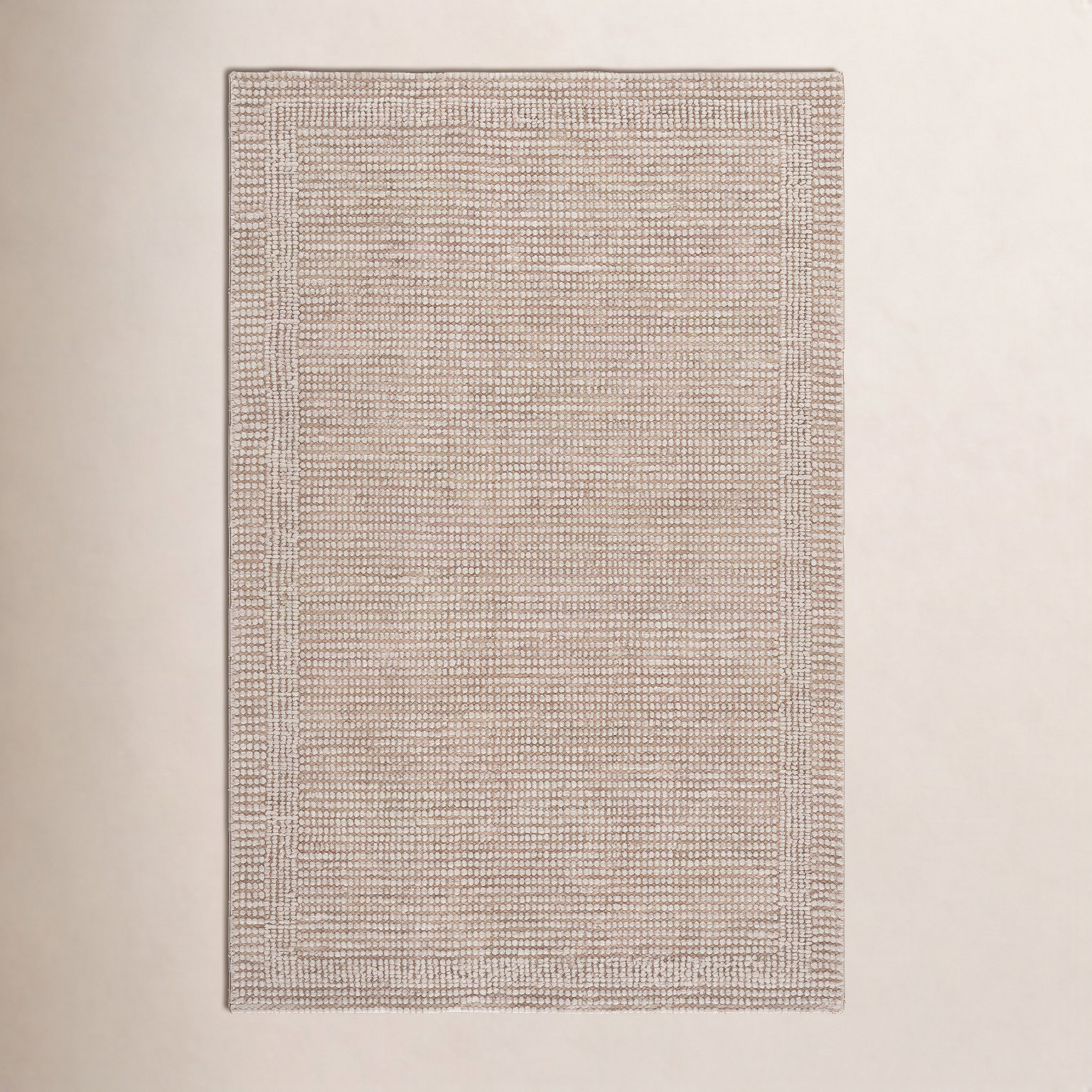 Hand-Woven Wool Rug, Rectangle 8' x 10'