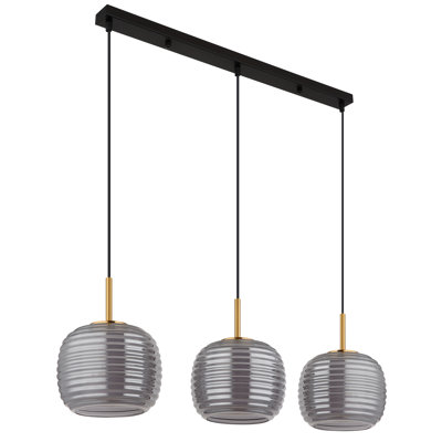 Becky 3 - Light Matte Black Pendant