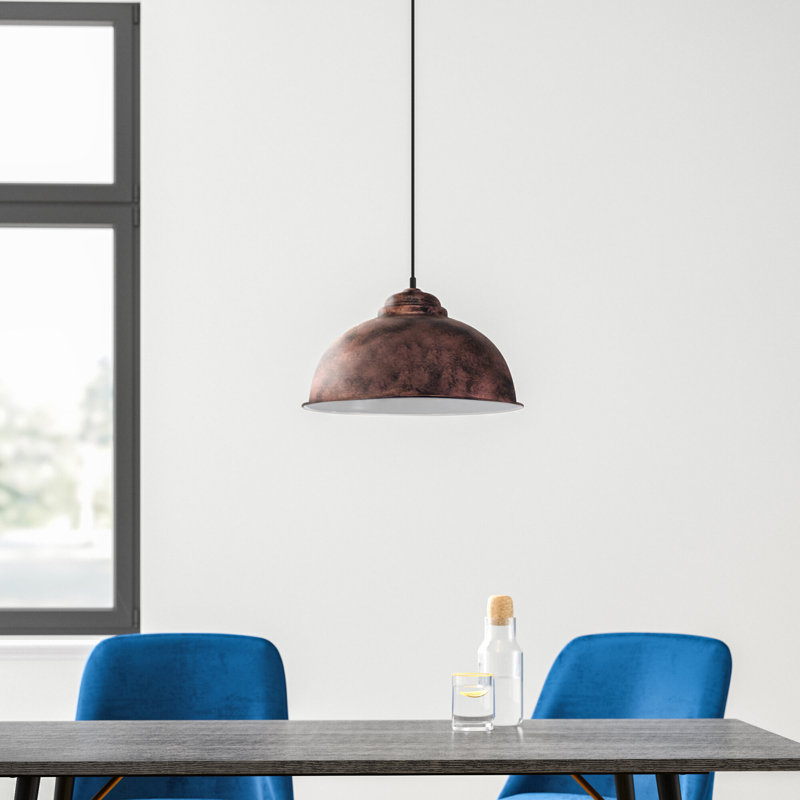 Sara 1 - Light Dome Pendant, Copper Antique