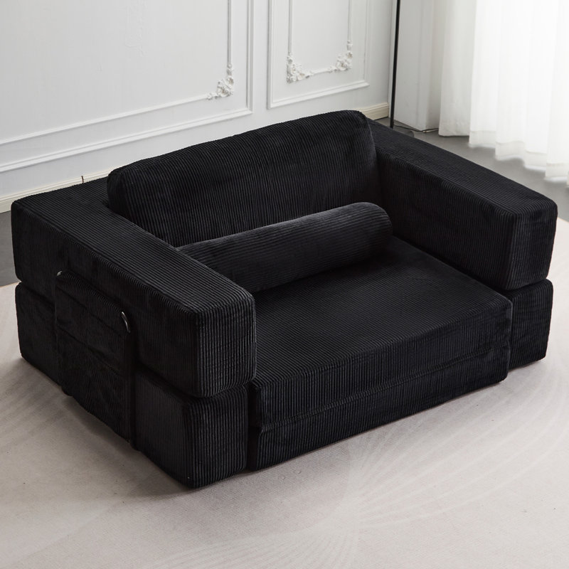 Canapé modulaire pliable Castle, Black